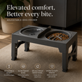 Adjustable dog feeder